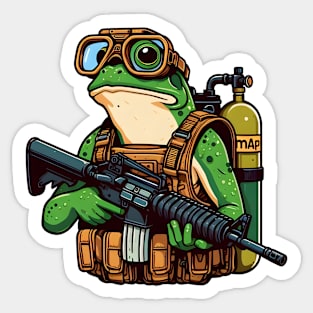 Tactical Frog Sticker